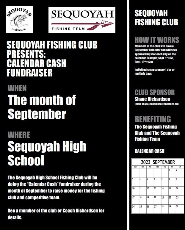 Calendar fundraiser